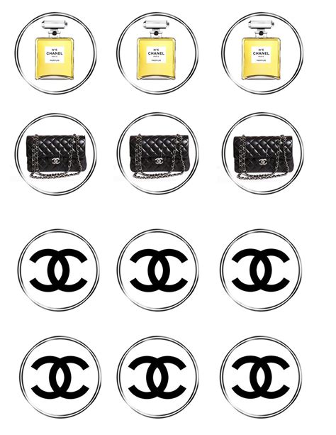 chanel bag cake topper|chanel cupcake toppers.